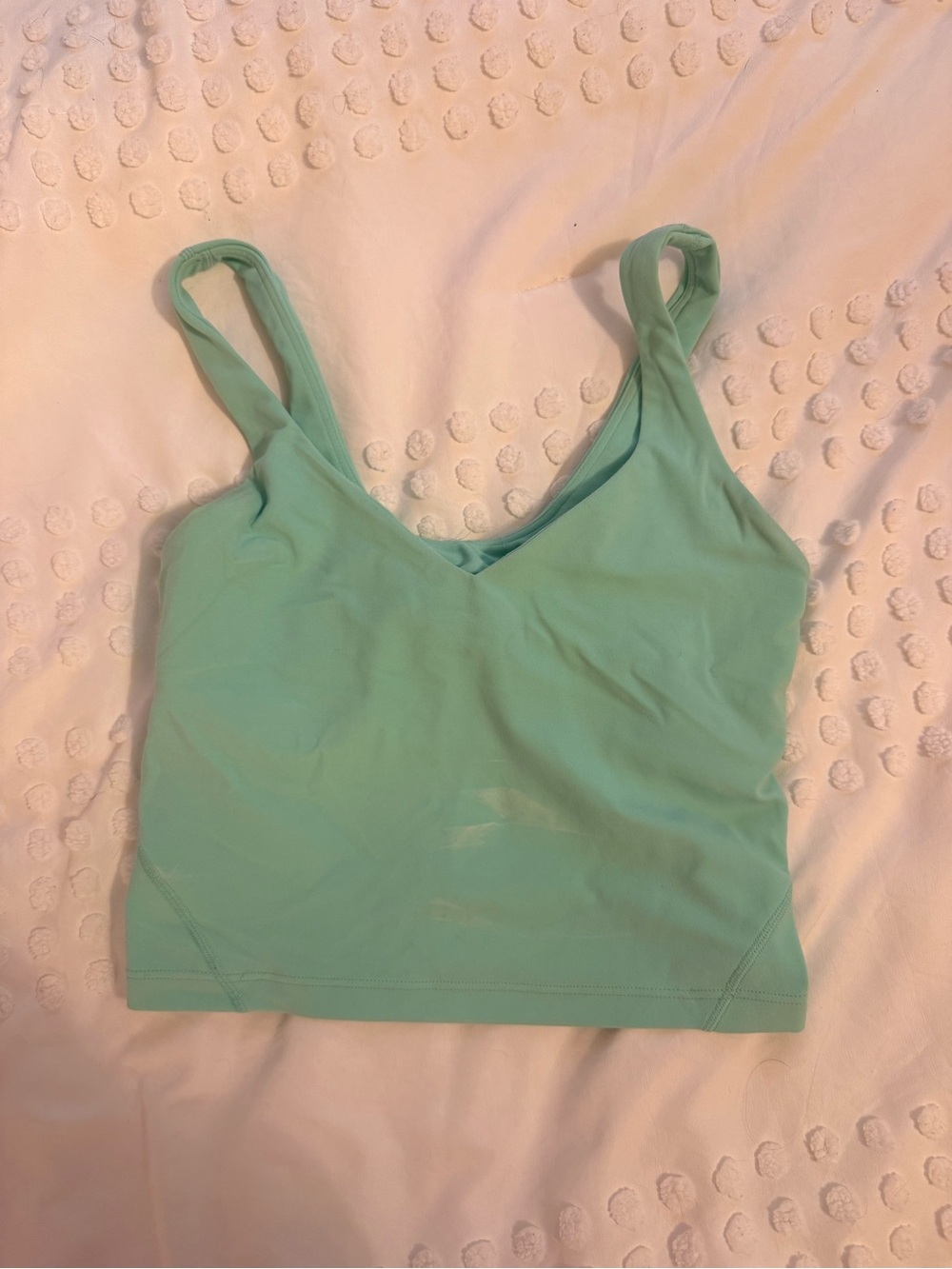 Teal lululemon align tank